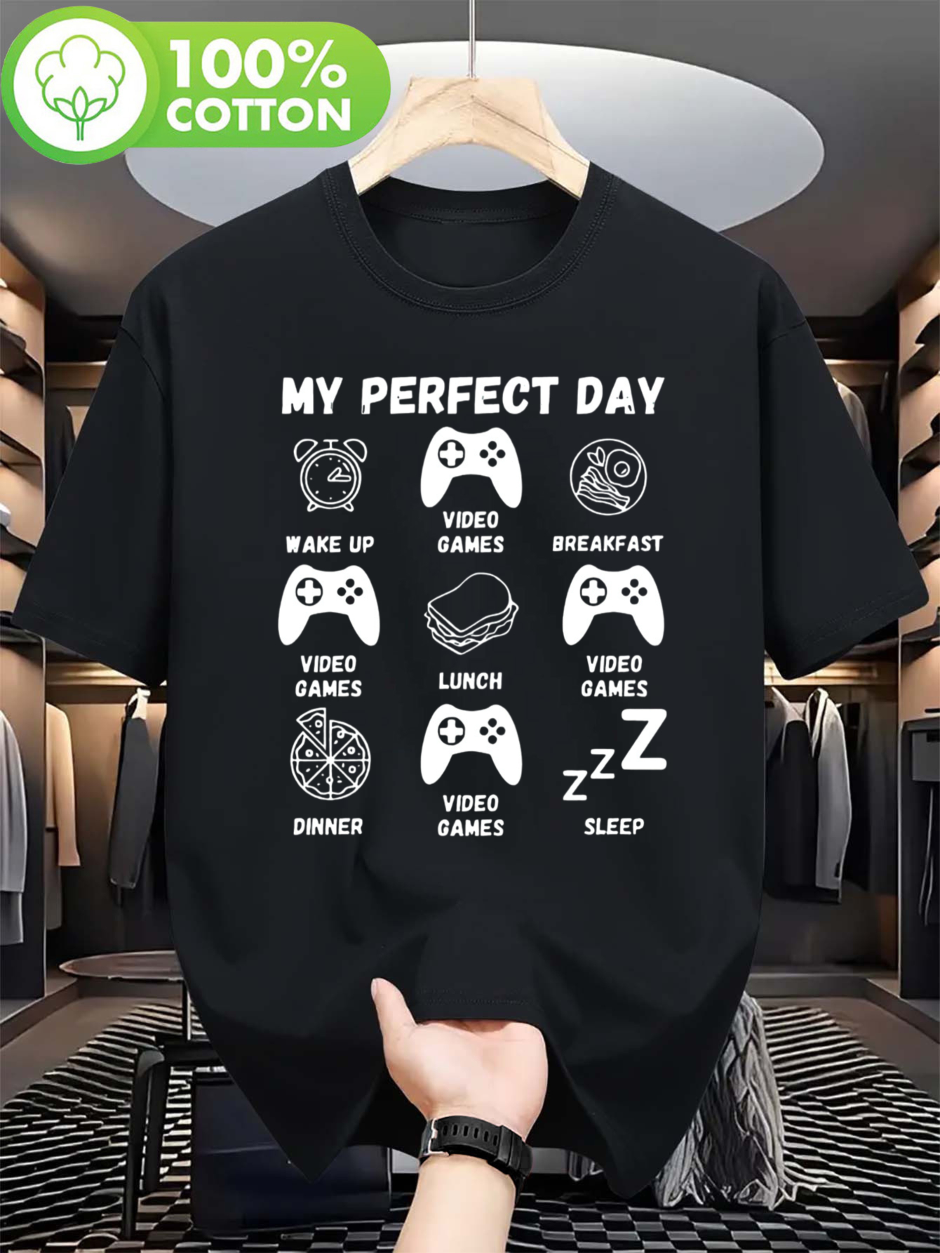 Men's Gamer T-Shirt - My Perfe - Pc Gaming Icon ulasan dan harga