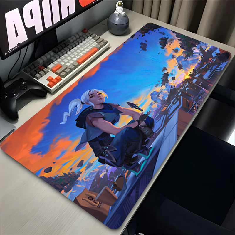 Mouse Pad Hot Game Valorant Je - Pc Gaming Gratis ulasan dan harga