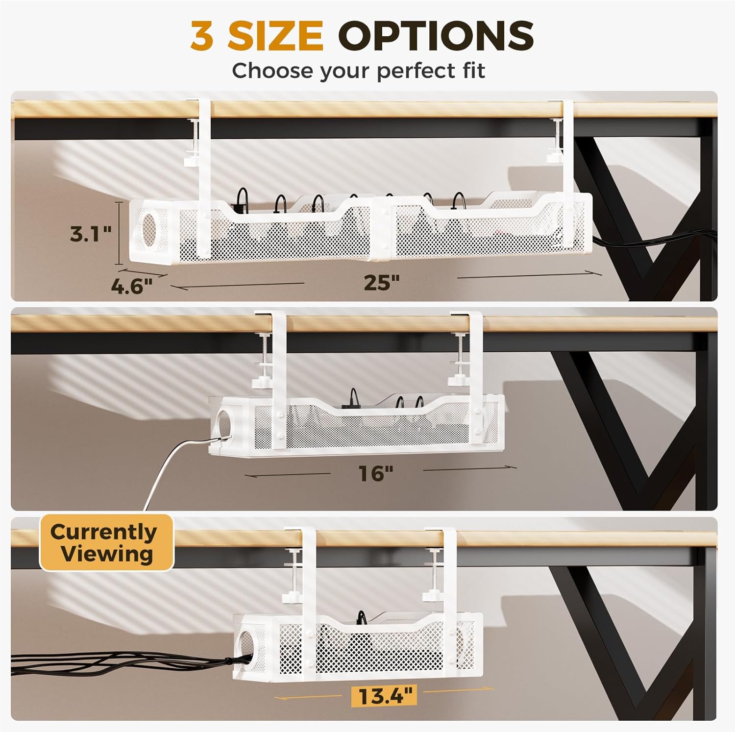 Under Desk Cable Management Tr - Cable Management Sleeve ulasan dan harga