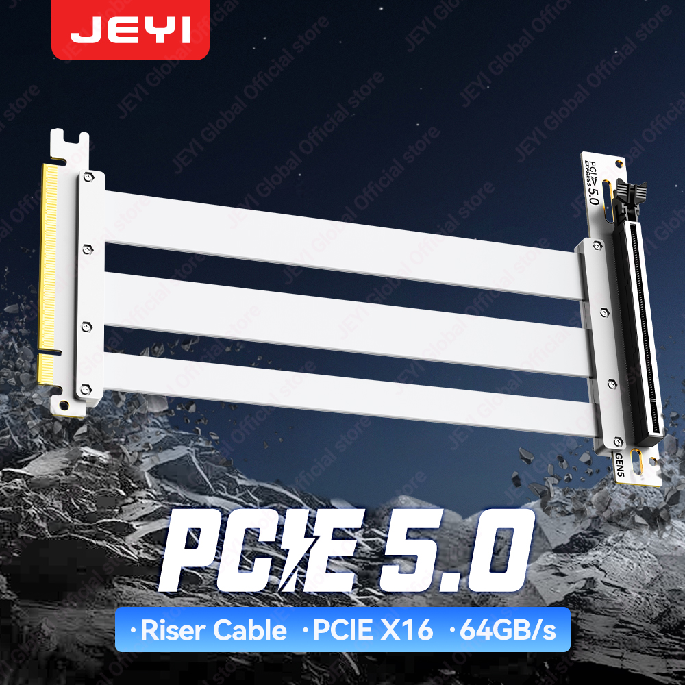 JEYI PCIe 5.0 X16 Riser Cable  - Gpu Vertical Mount ulasan dan harga