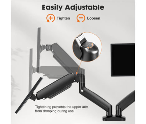 Dual Monitor Stand Arm, Gas Sp - Dual Monitor Arm ulasan dan harga