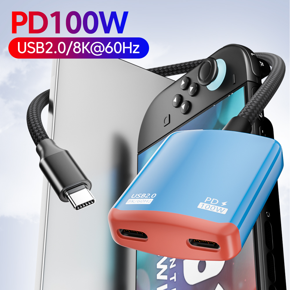 2-in-1 Type C Adapter USBC PD1 - Usb Hub Gaming ulasan dan harga