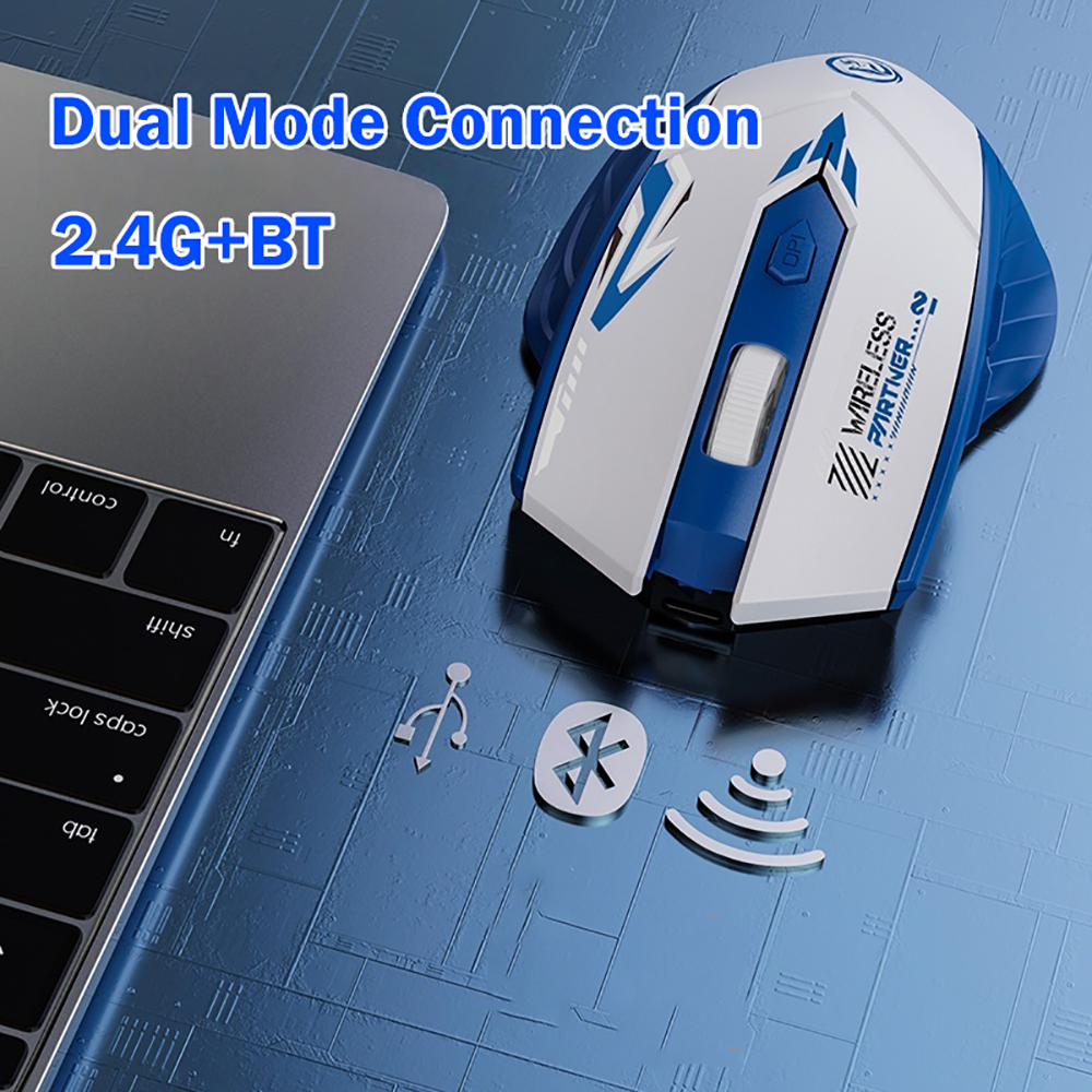 Dual-Mode Mouse Bluetooth 5.4  - Pc Gaming Gta 6 ulasan dan harga