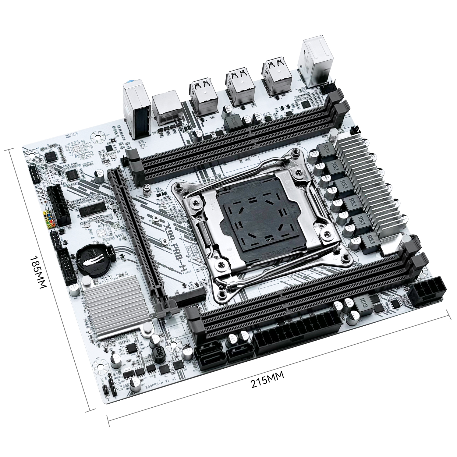 MACHINIST White X99 Motherboar - Pc Gaming Xeon ulasan dan harga