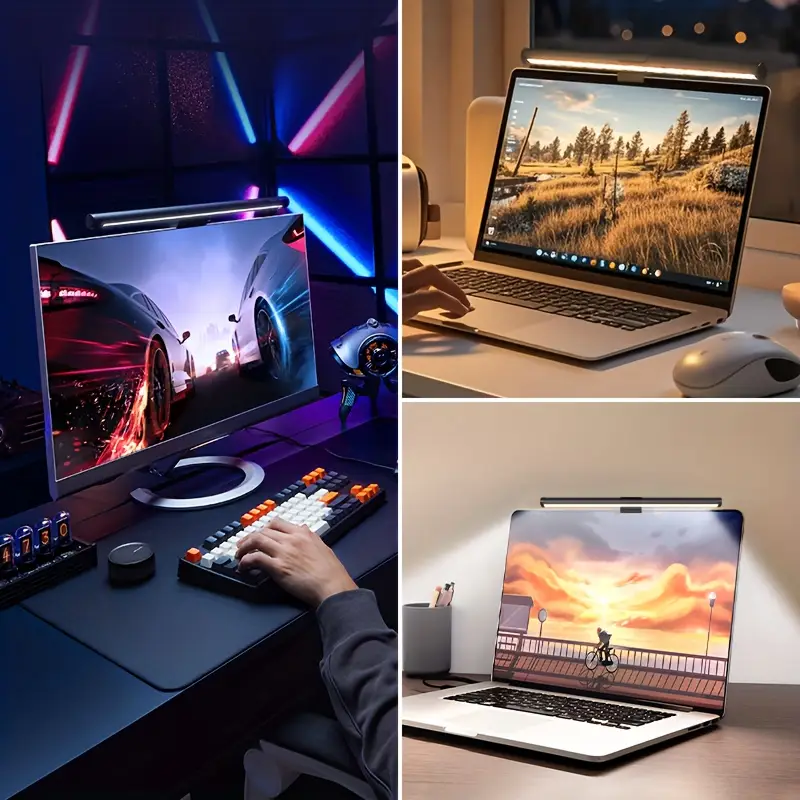 LED Monitor Light Bar RGB Step - Pc Gaming Yellow ulasan dan harga