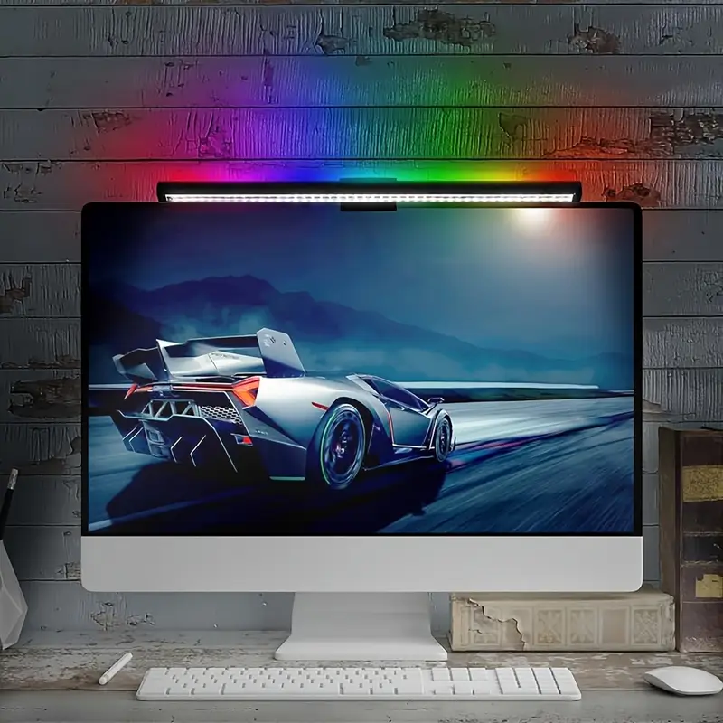 LED Monitor Light Bar RGB Step - Pc Gaming Yellow ulasan dan harga