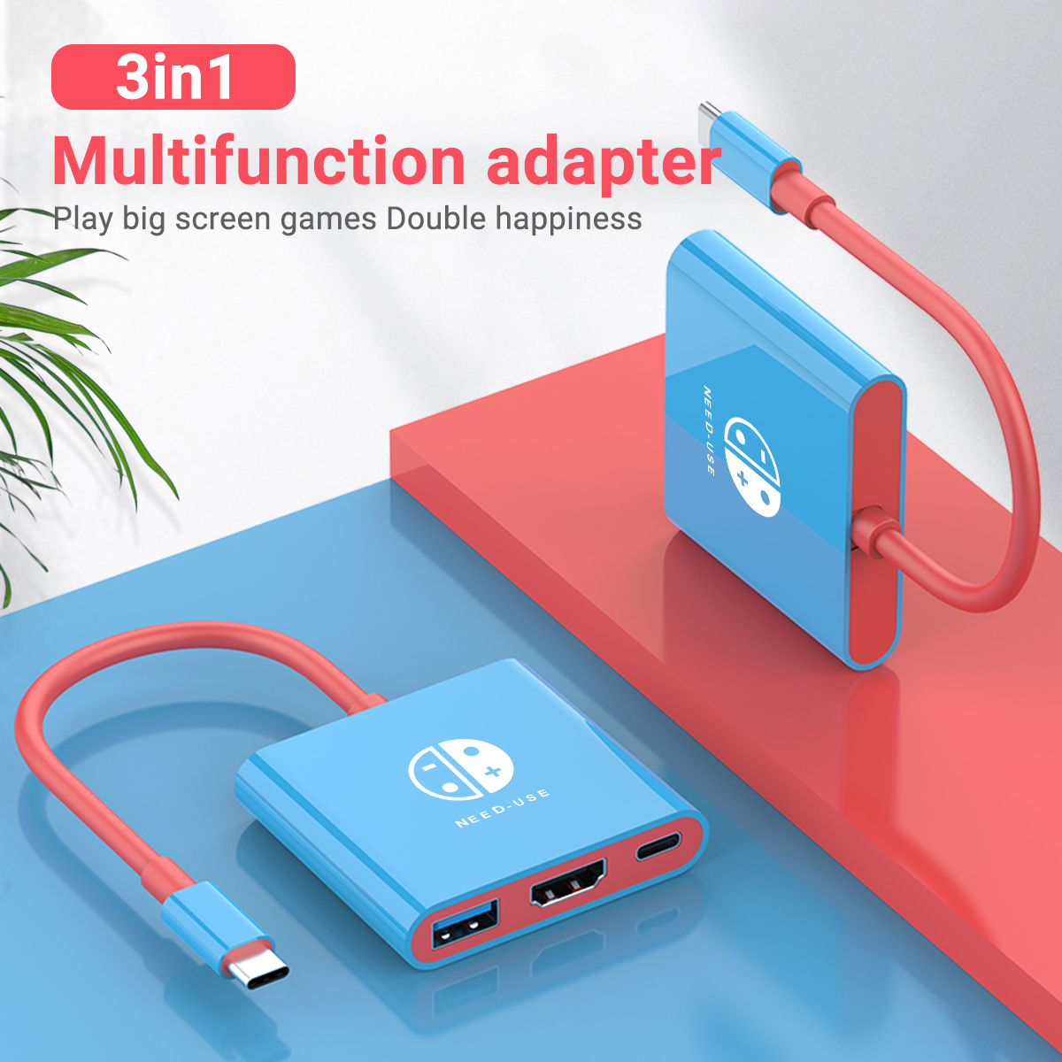 Portable 3 in 1 Game Docking S - Usb Hub Gaming ulasan dan harga