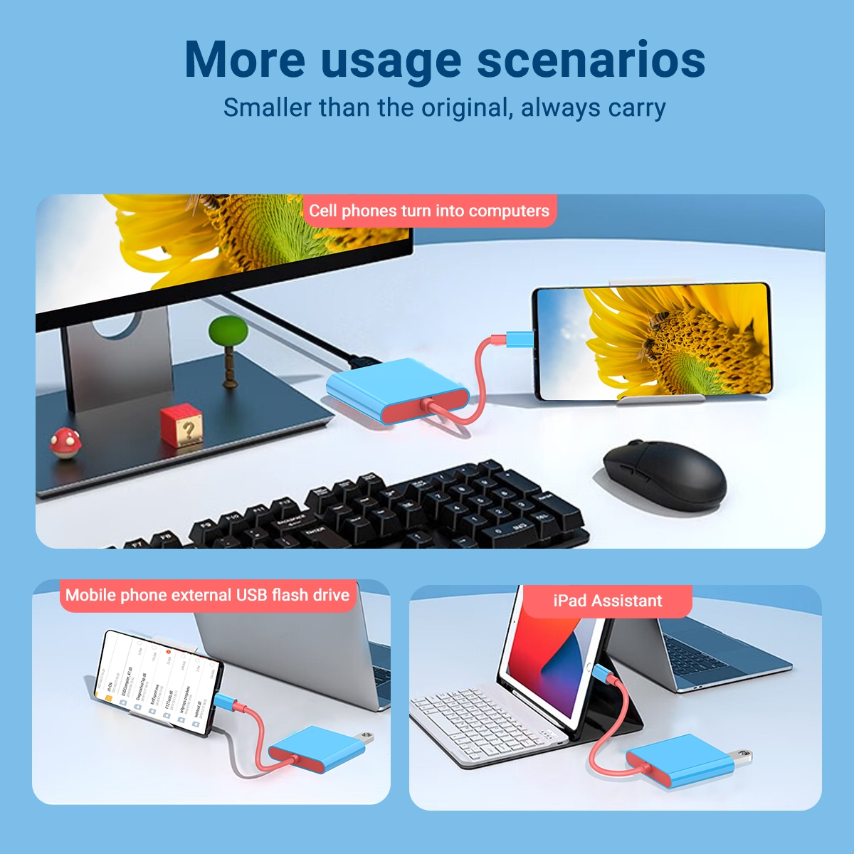 Portable 3 in 1 Game Docking S - Usb Hub Gaming ulasan dan harga