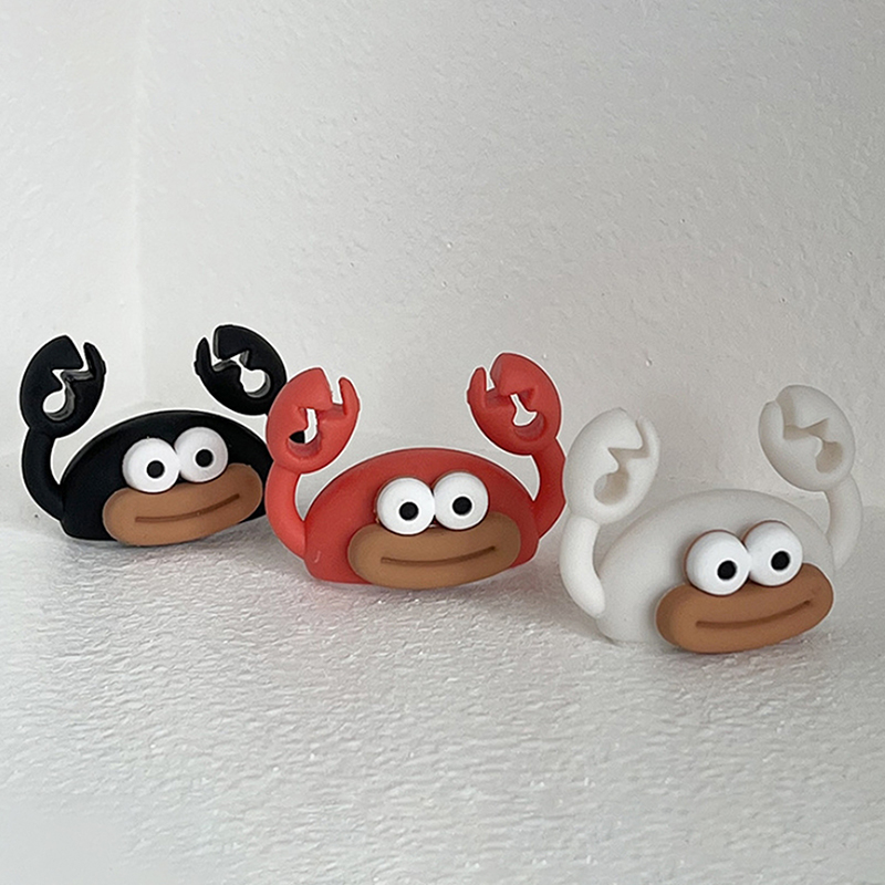 Cartoon Crab Cable Holder Desk - Cable Management Sleeve ulasan dan harga