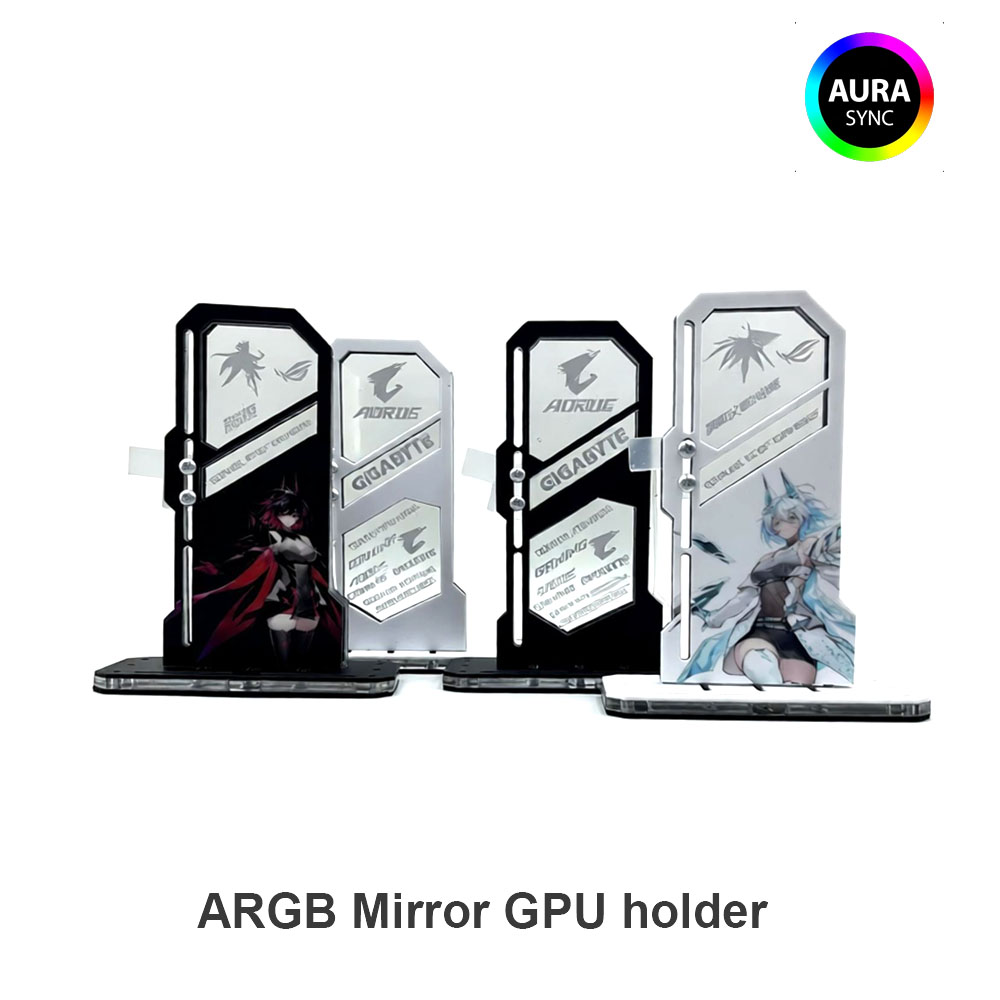 DIY Mirror VGA Holder ARGB Gam - Gpu Vertical Mount ulasan dan harga