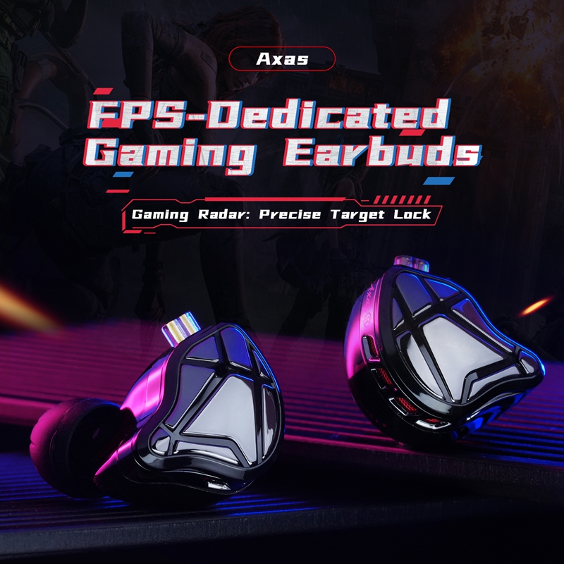  KZ Axas FPS Gaming IEM Headp - Pc Gaming Earphones ulasan dan harga